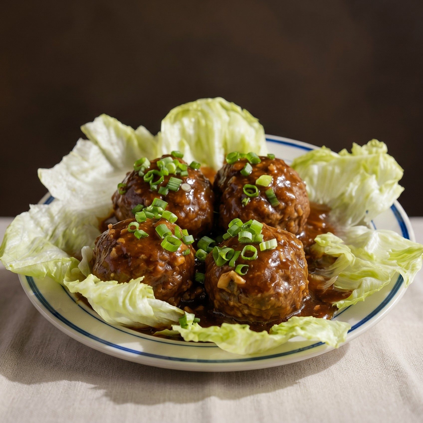 Mandarin Lions Head with Brown Sauce / 红烧狮子头.