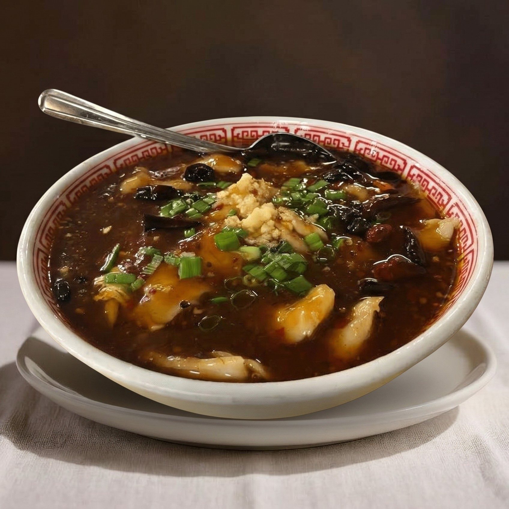 Fish Fillet in Rich Red Chili Sauce with Cabbage & Glass Noodles / 浓香辣鱼片白菜粉条.