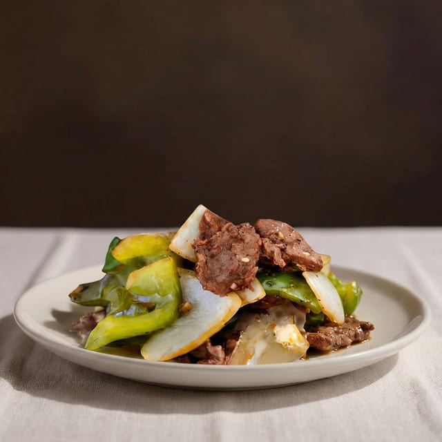 Black Pepper Beef / 黑椒牛肉.