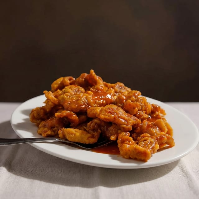 Fried Pork in Homemade Sweet Sauce / 锅包肉.