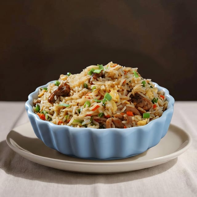 Chicken Fried Rice / 鸡肉炒饭.