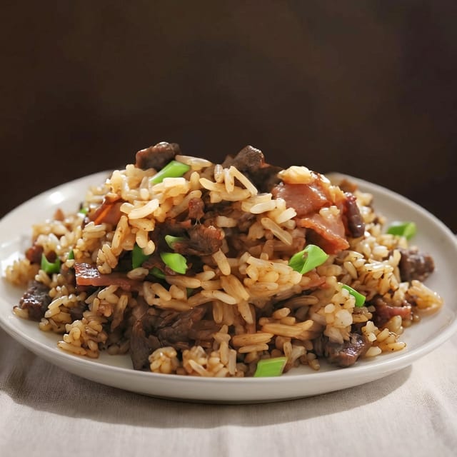 Beef Fried Rice / 牛肉炒饭.