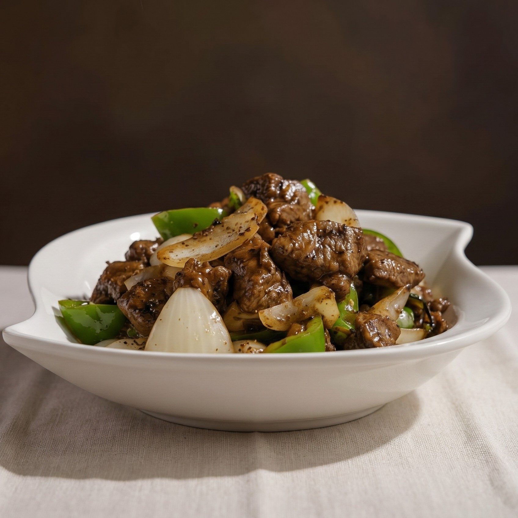 Black Pepper Beef.