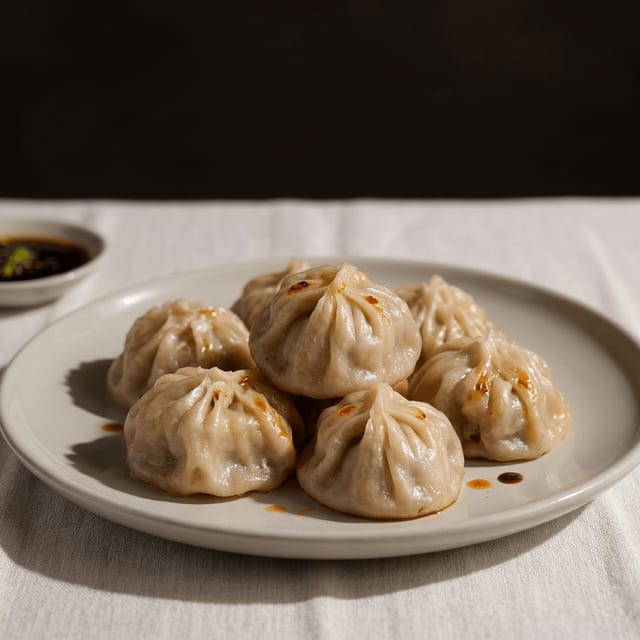 Shanghai Crab Roe with Pork Soup Dumplings / 上海蟹粉小笼包 24 pc.