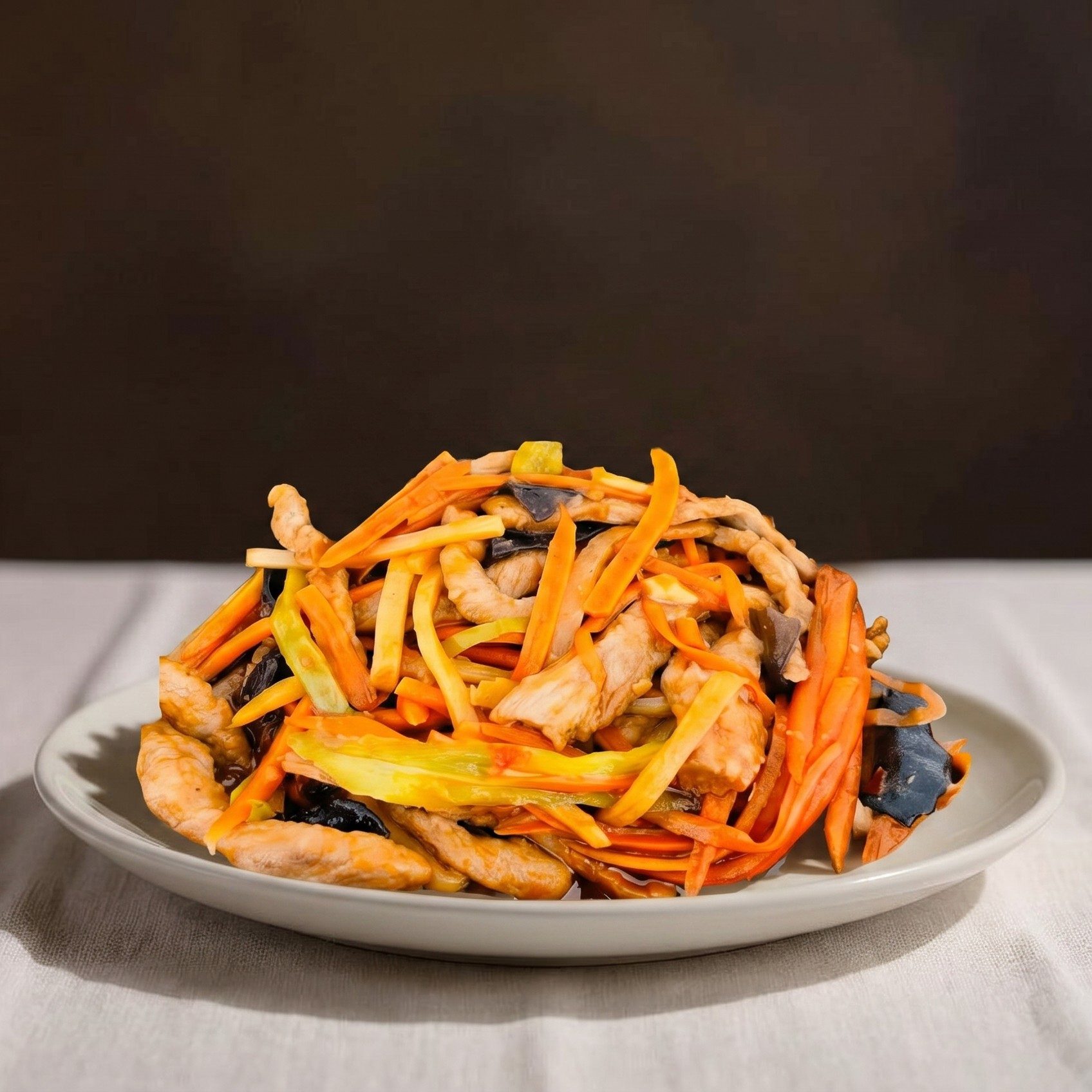 Shredded Pork with Garlic Sauce / 鱼香肉丝.