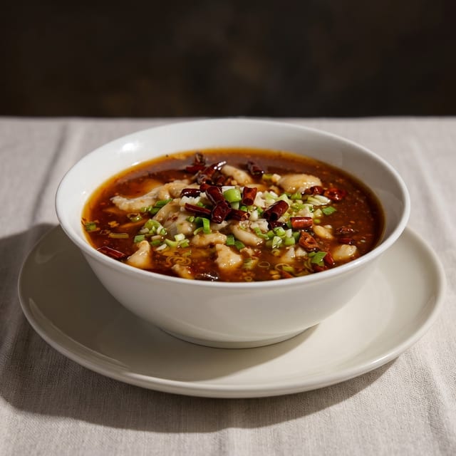 Szechuan Spicy Fish Fillet / 四川水煮鱼片.