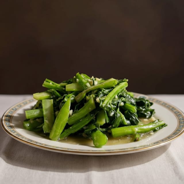 Chinese Broccoli with Garlic Sauce / 蒜蓉芥兰.